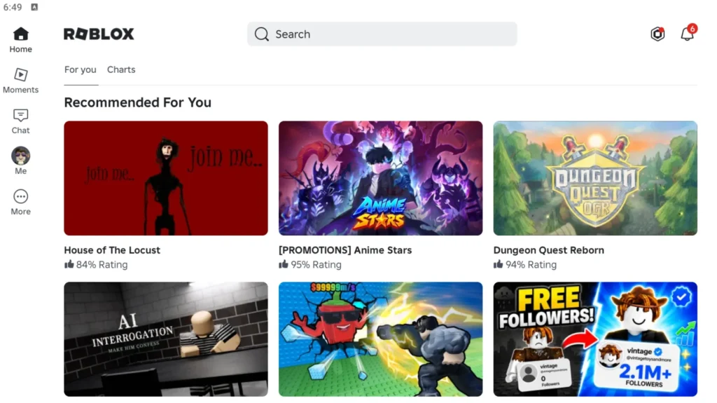 Delta executor for roblox - search the game blox fruits